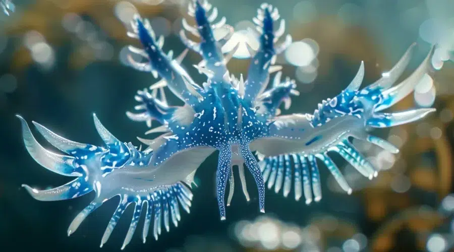 dragon bleu de mer