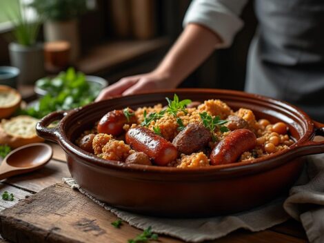 découvrez le cassoulet au companion, un plat emblématique de la cuisine française. apprenez à préparer ce délice réconfortant avec facilité grâce à votre robot cuiseur. savourez les saveurs authentiques d'un cassoulet traditionnel, parfait pour partager en famille ou entre amis.