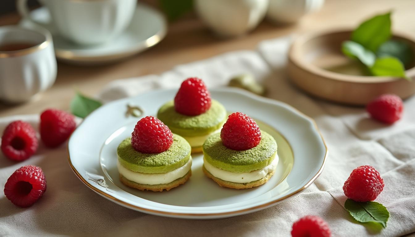 découvrez la recette inratable du financier au thé matcha et framboise : un gâteau moelleux au goût unique, facile à préparer et parfait pour surprendre vos proches lors du goûter !