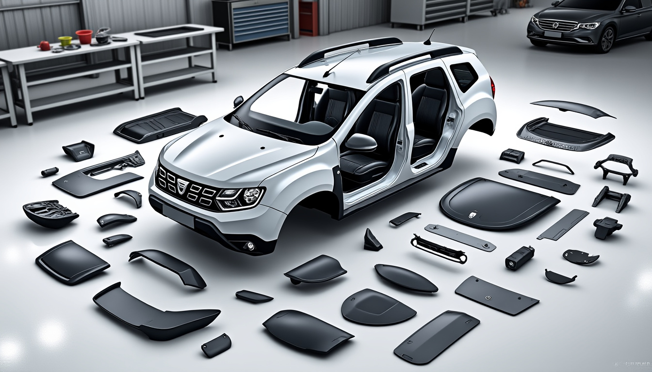 découvrez les pièces auto essentielles du dacia duster grâce à une vue éclatée détaillée et consultez les prix moyens des réparations pour entretenir votre véhicule au meilleur coût.