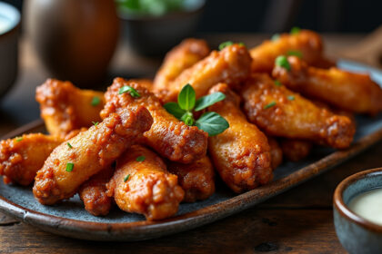 découvrez les meilleures recettes de chicken wings à l'air fryer pour des soirées conviviales et savoureuses. facile, rapide et croustillant à souhait, régalez vos invités sans effort !