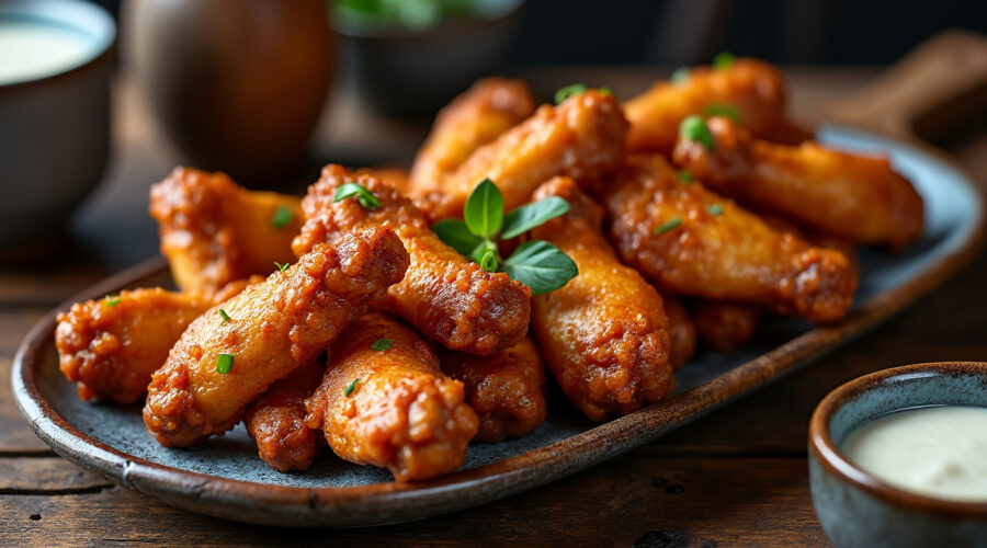découvrez les meilleures recettes de chicken wings à l'air fryer pour des soirées conviviales et savoureuses. facile, rapide et croustillant à souhait, régalez vos invités sans effort !