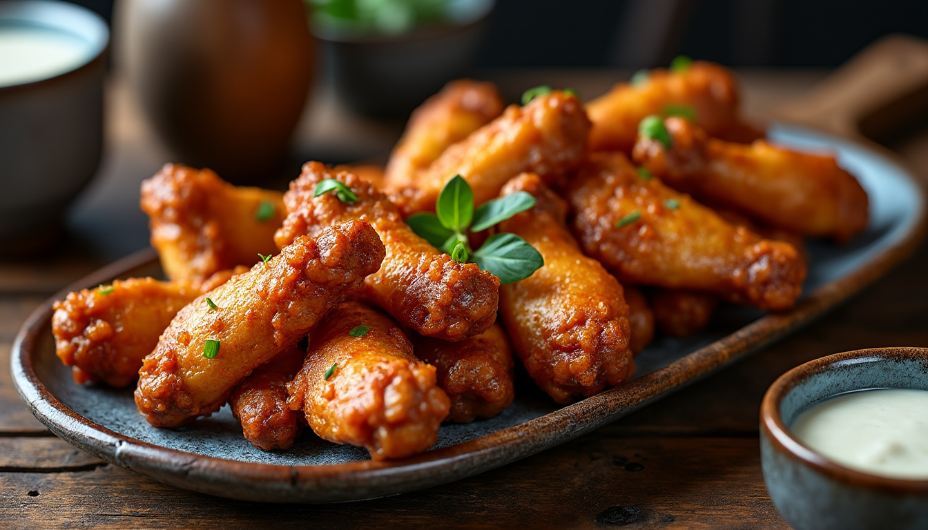 découvrez les meilleures recettes de chicken wings à l'air fryer pour des soirées conviviales et savoureuses. facile, rapide et croustillant à souhait, régalez vos invités sans effort !