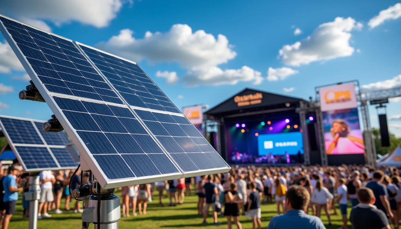 découvrez les principales tendances de la location de panneaux solaires pour l'événementiel en 2025 : solutions éco-responsables, innovations technologiques et avantages pour vos événements durables.