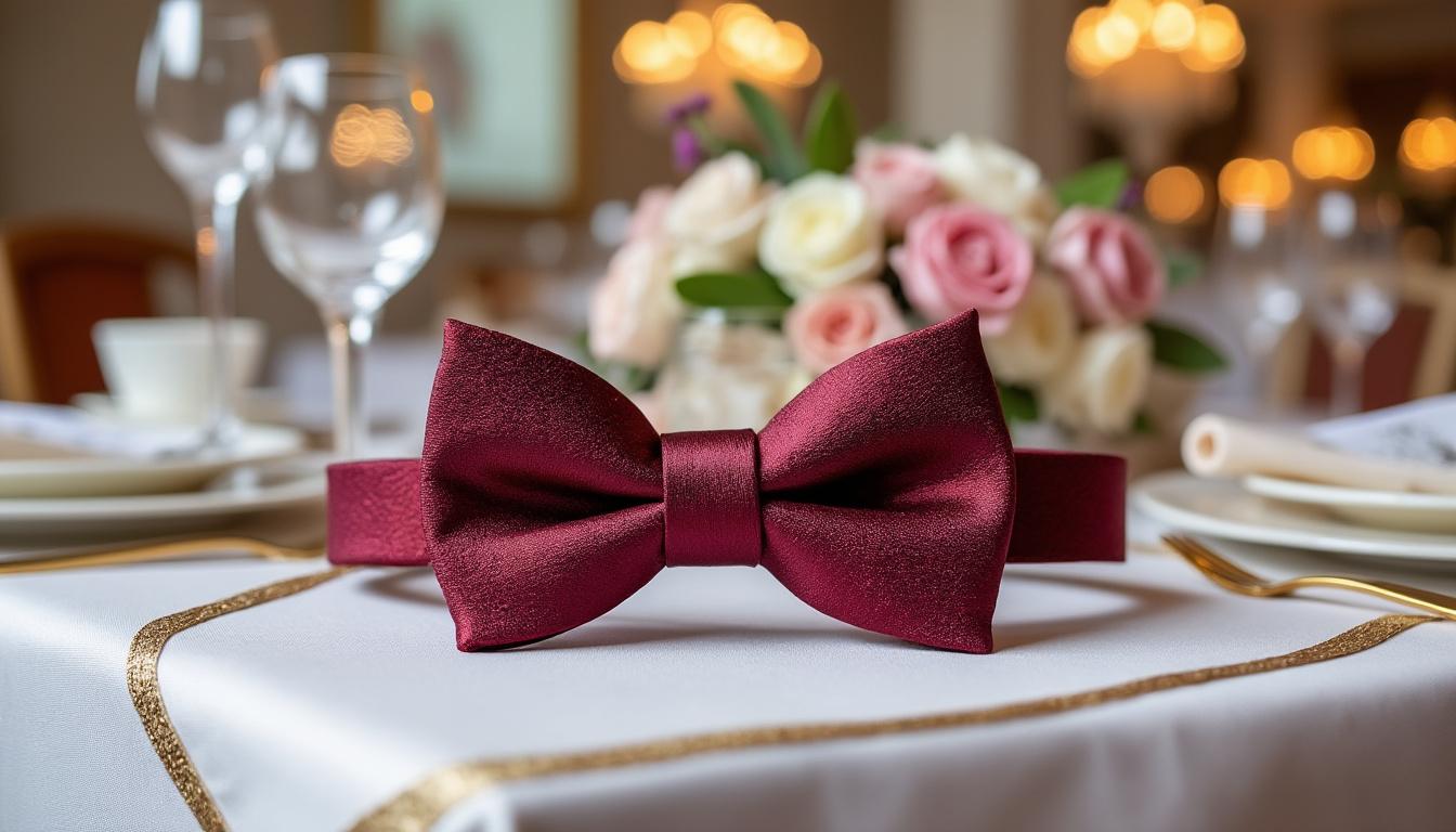 découvrez comment le nœud papillon apporte élégance et originalité à votre mariage chic et moderne. un accessoire incontournable pour sublimer le style du marié et créer une allure raffinée le jour j.