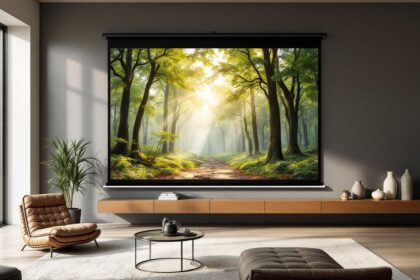 découvrez l'écran de projection motorisé, la solution parfaite pour gagner de la place tout en profitant d'une image de qualité. idéal pour optimiser votre espace avec élégance et praticité.