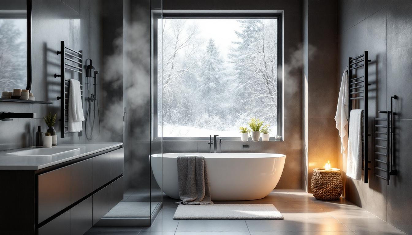 découvrez pourquoi la meilleure sèche serviette électrique noir est essentielle cet hiver pour un confort optimal et des serviettes toujours chaudes et sèches.