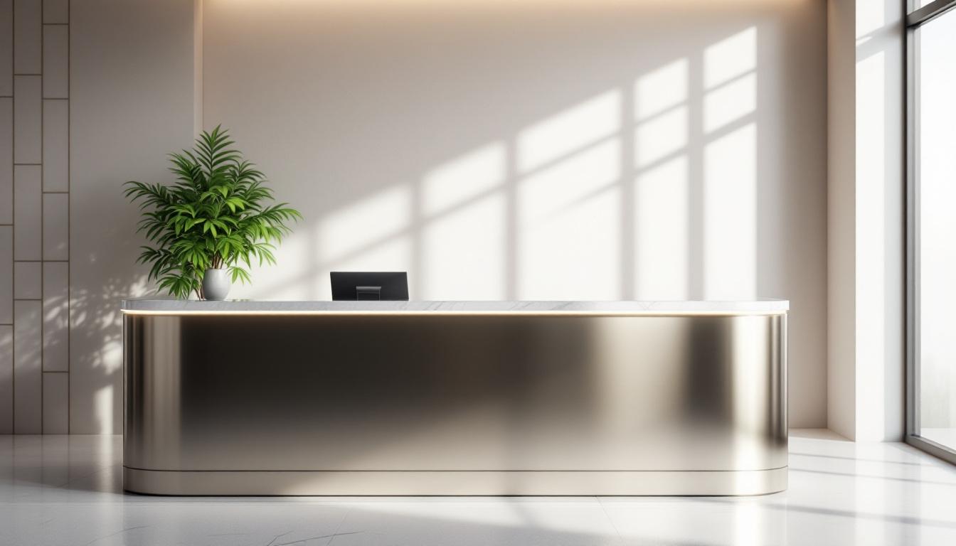 découvrez comment une banque d'accueil bien conçue peut transformer l'accueil de votre institut de beauté, offrant confort et professionnalisme à vos clients dès leur arrivée.