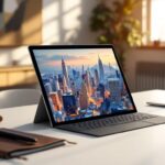 découvrez la microsoft surface pro, la tablette tactile idéale pour les créatifs alliant performance, polyvalence et design élégant.