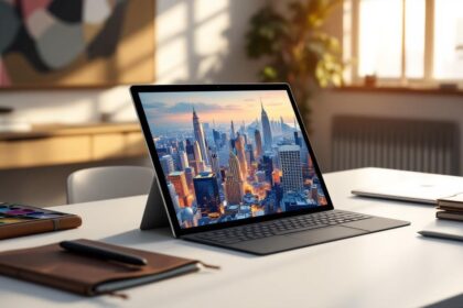 découvrez la microsoft surface pro, la tablette tactile idéale pour les créatifs alliant performance, polyvalence et design élégant.