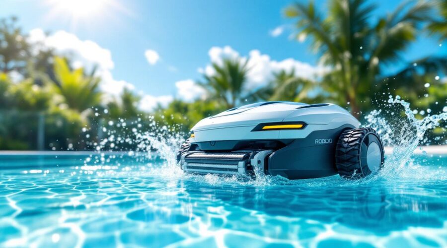 découvrez notre sélection des meilleurs aspirateurs de piscine robot pour un nettoyage facile et efficace de votre piscine, sans effort.