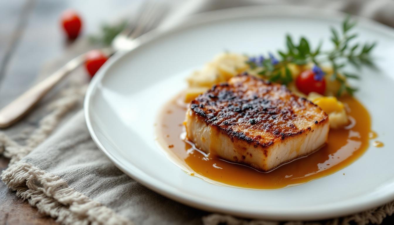 découvrez notre recette de canard confit accompagné d'une sauce au foie gras, un plat gourmet idéal pour sublimer vos dîners et impressionner vos convives.