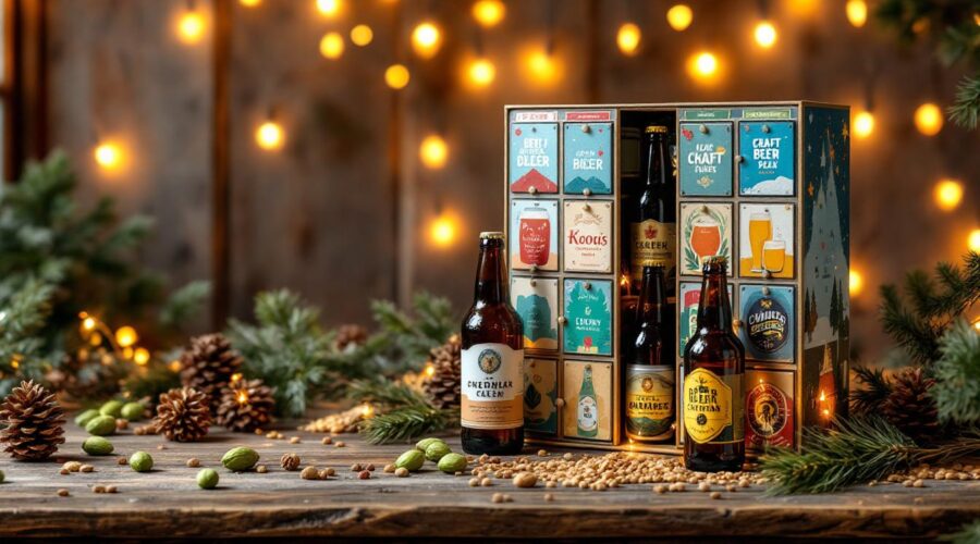 découvrez le calendrier de l'avent bière : savourez chaque jour une nouvelle bière et profitez de surprises uniques pour un décompte festif et gourmand jusqu'à noël.
