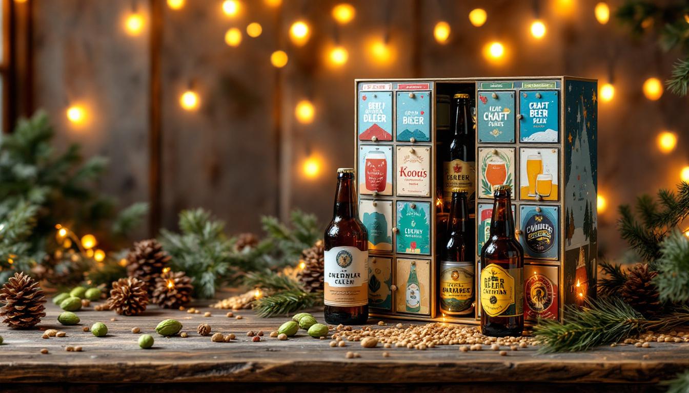découvrez le calendrier de l'avent bière : savourez chaque jour une nouvelle bière et profitez de surprises uniques pour un décompte festif et gourmand jusqu'à noël.