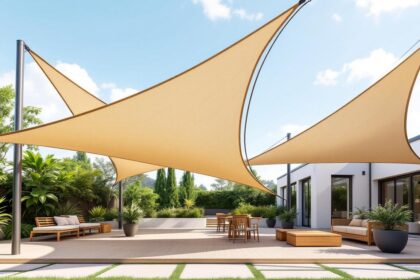 découvrez les voiles d'ombrage triangulaires, une solution durable et esthétique pour protéger votre extérieur du soleil tout en apportant une touche moderne à votre jardin ou terrasse.