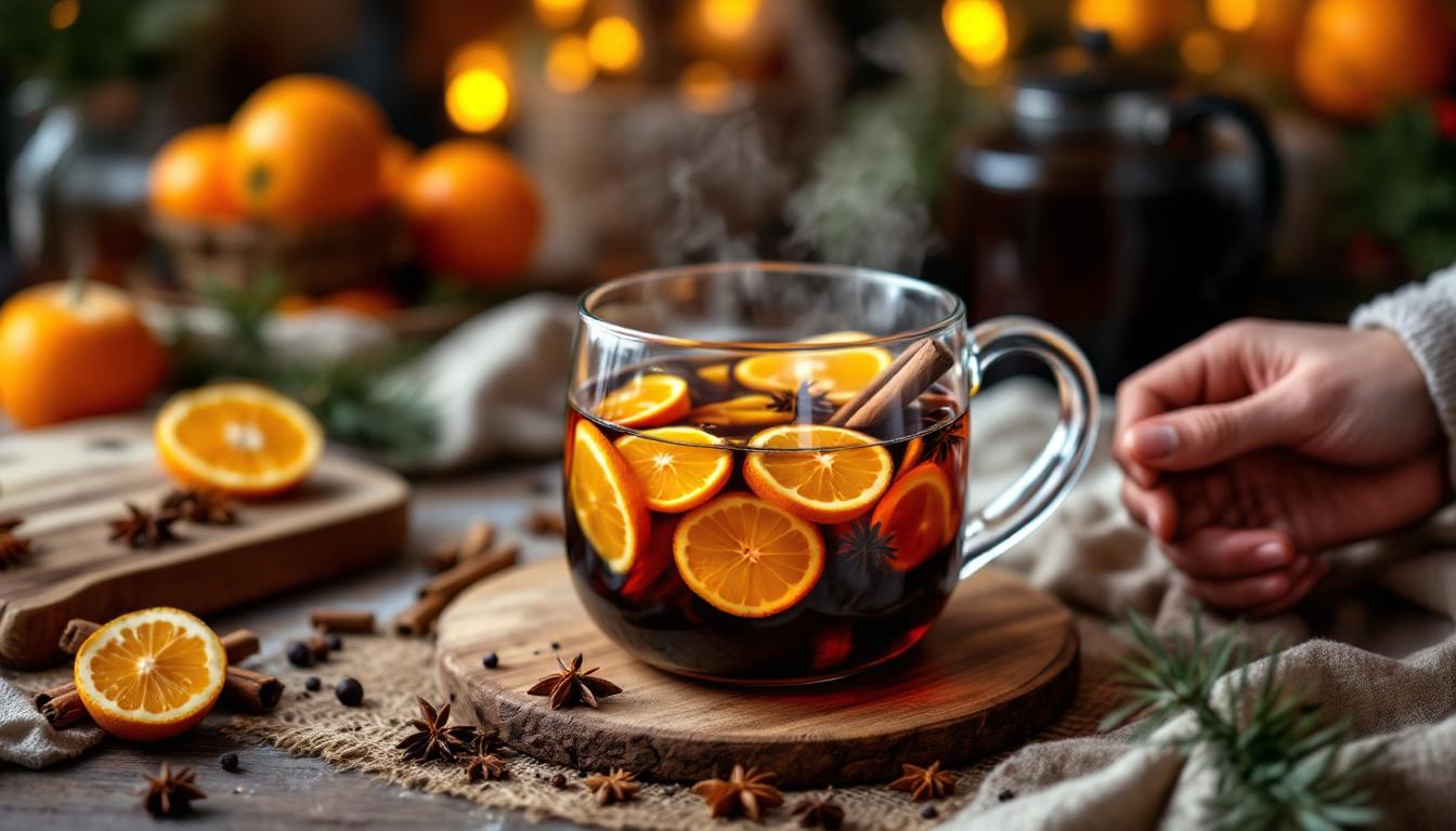 découvrez notre recette facile de vin chaud fait maison pour réchauffer vos soirées et impressionner vos invités avec des saveurs authentiques et épicées.