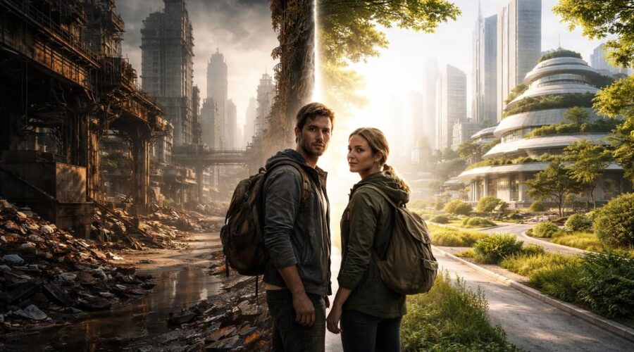 explorez les concepts fascinants de la dystopie et de l'utopie, deux visions opposées qui imaginent notre avenir sous des perspectives contrastées.