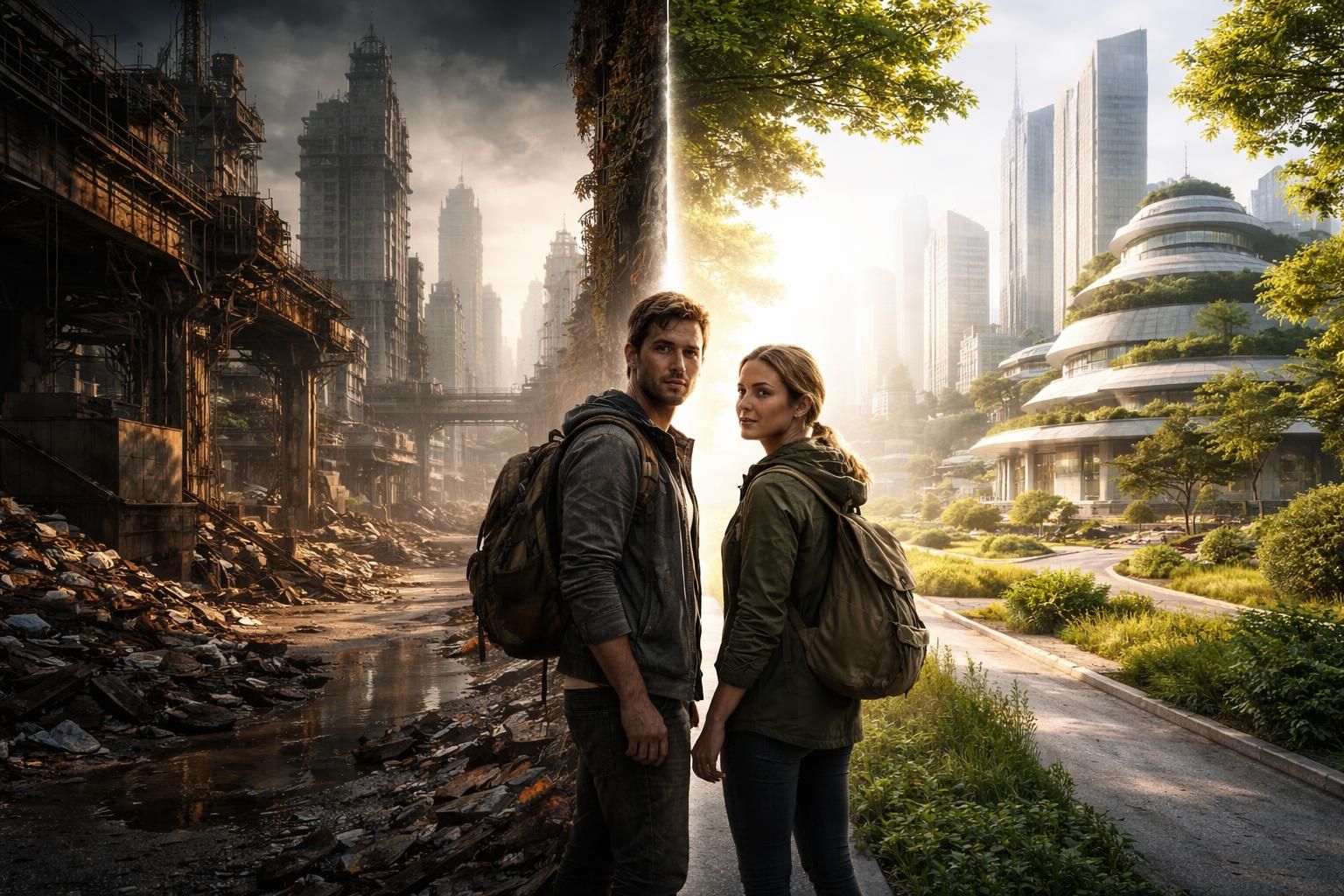 explorez les concepts fascinants de la dystopie et de l'utopie, deux visions opposées qui imaginent notre avenir sous des perspectives contrastées.