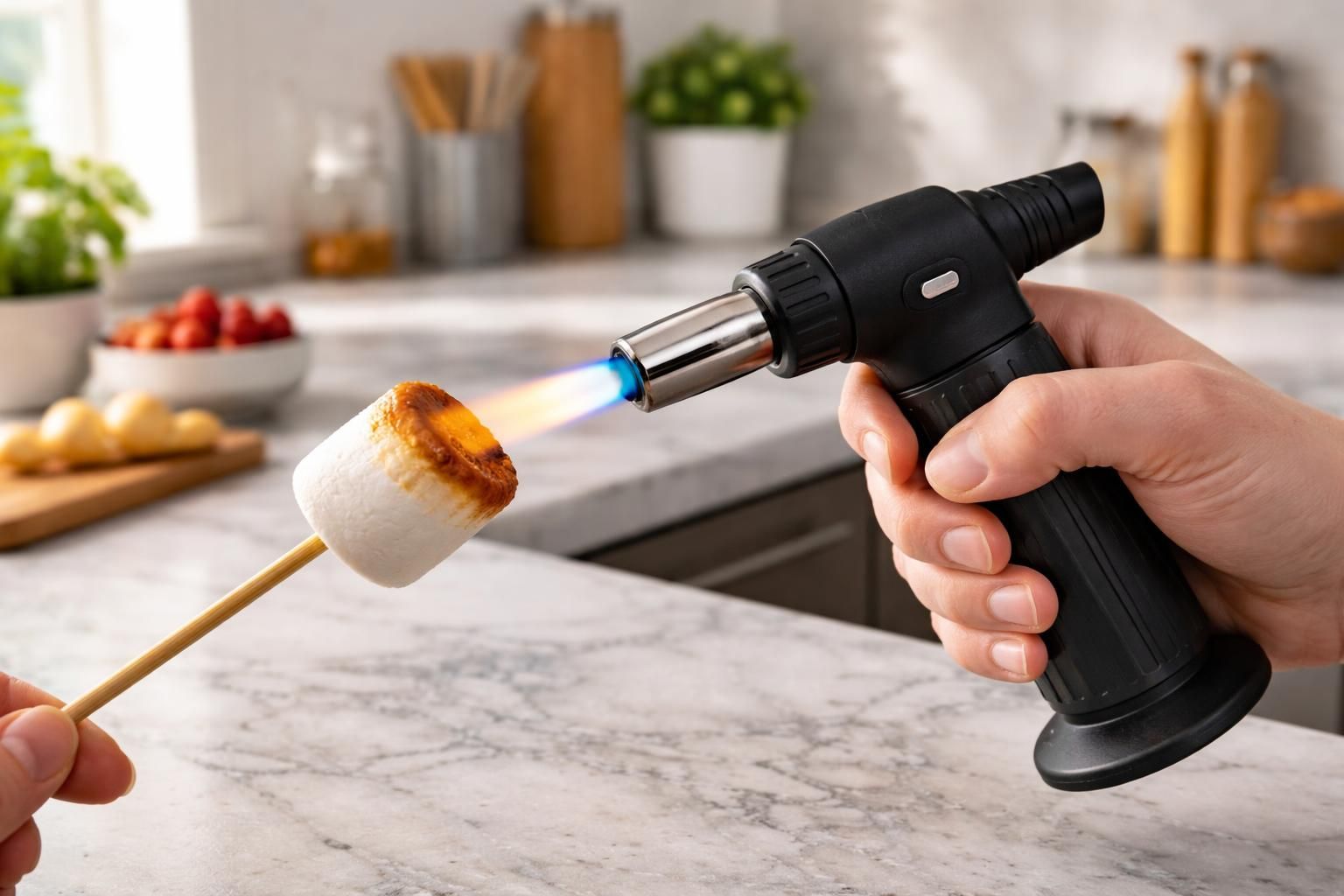 apprenez à griller du chamallow parfaitement avec un chalumeau de cuisine grâce à nos astuces de pro pour des desserts gourmands et réussis.