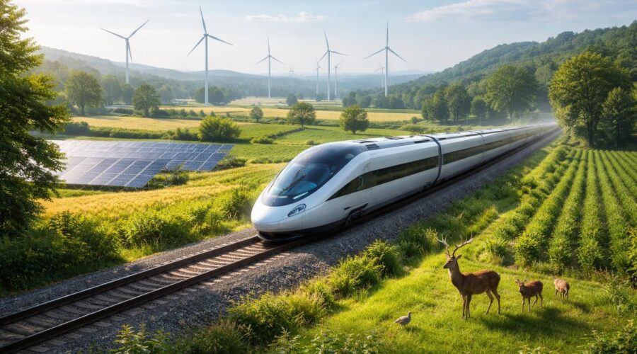 découvrez comment le train, en roulant sur ses rails, contribue activement au développement durable en offrant une alternative écologique et efficace pour le transport.