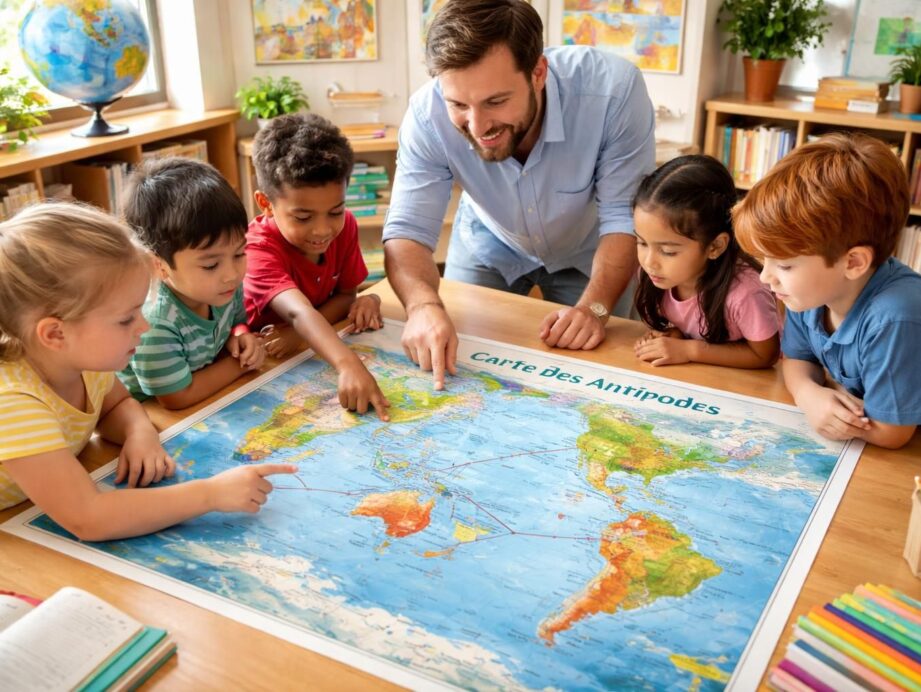 découvrez les antipodes map, un outil innovant pour enseigner la géographie à vos enfants de manière ludique et interactive, stimulant leur curiosité et leur apprentissage.