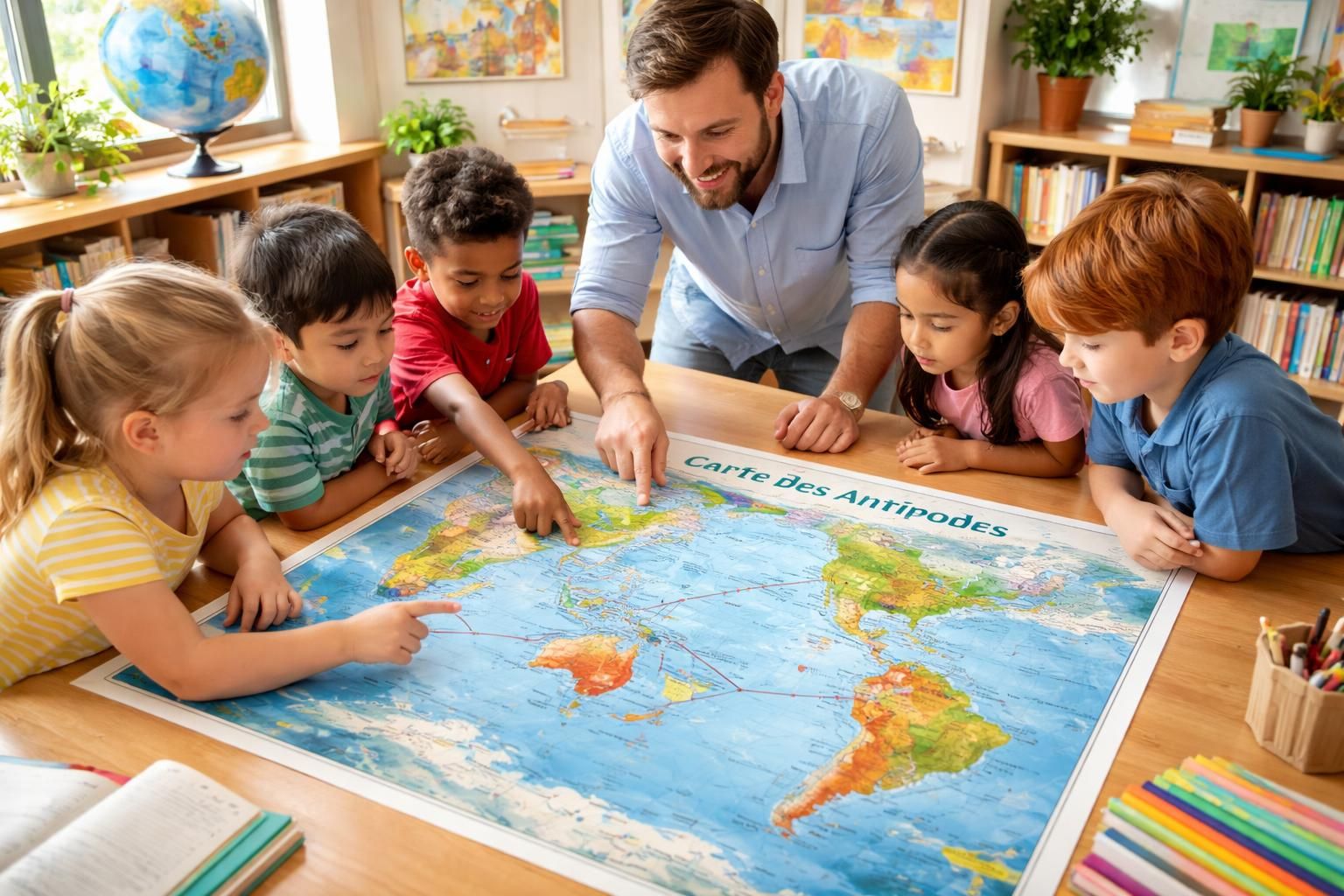 découvrez les antipodes map, un outil innovant pour enseigner la géographie à vos enfants de manière ludique et interactive, stimulant leur curiosité et leur apprentissage.