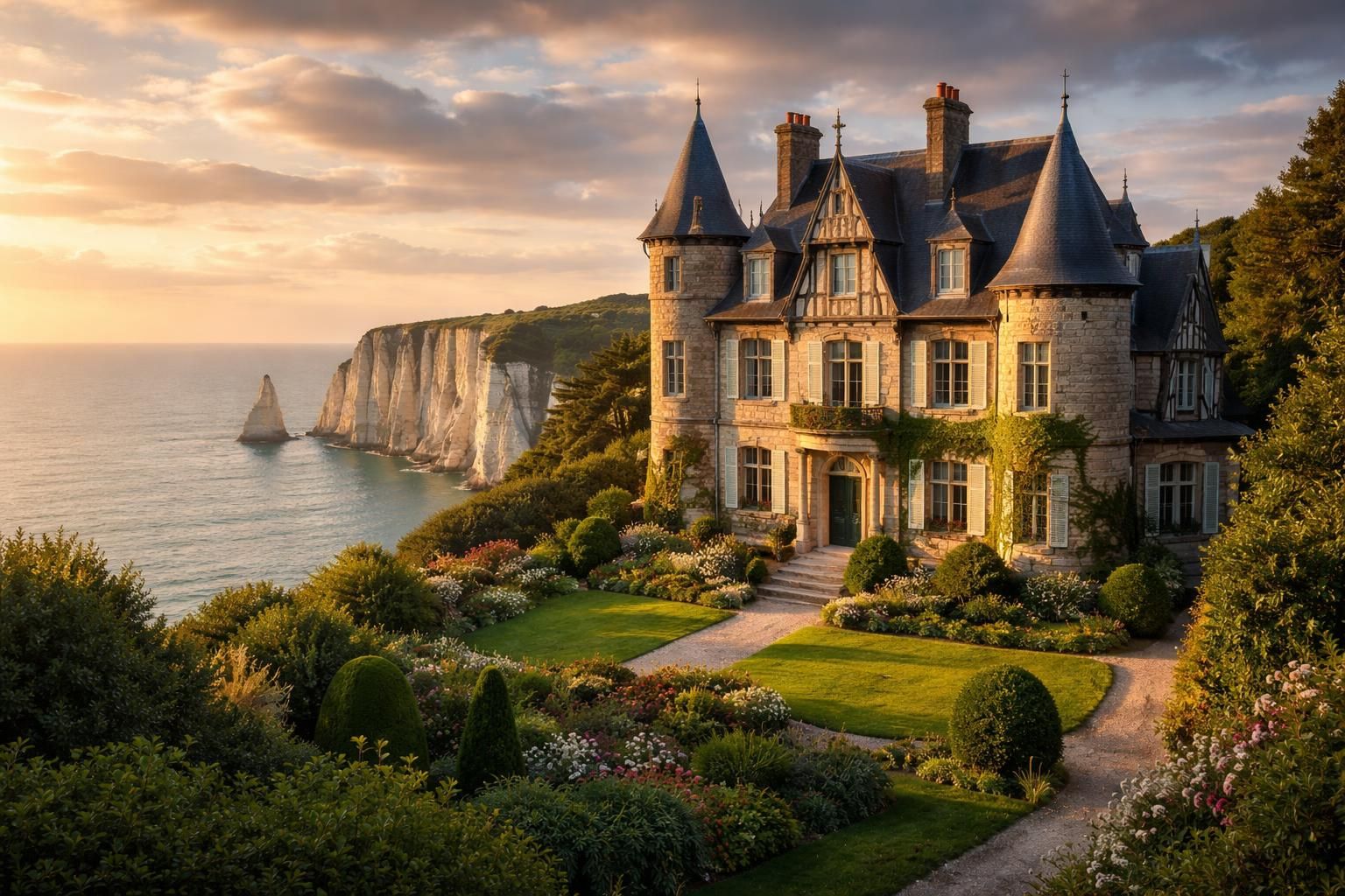 explorez le charme unique du manoir de la salamandre à étretat, un lieu chargé d'histoire et de beauté, idéal pour une escapade mémorable en normandie.