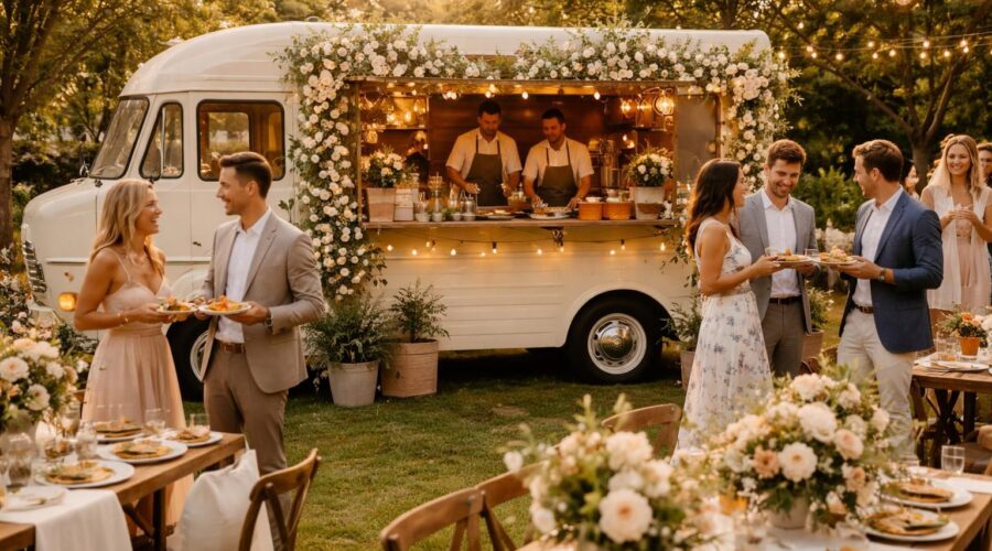 découvrez comment un food truck de mariage peut rendre votre réception gourmande et originale, offrant des saveurs uniques pour un événement inoubliable.