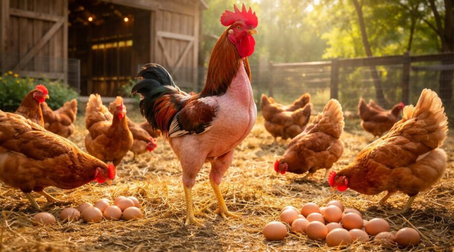 découvrez comment le coq nu peut améliorer la santé de votre basse-cour et optimiser la production d'œufs dans votre ferme grâce à ses nombreux bienfaits.