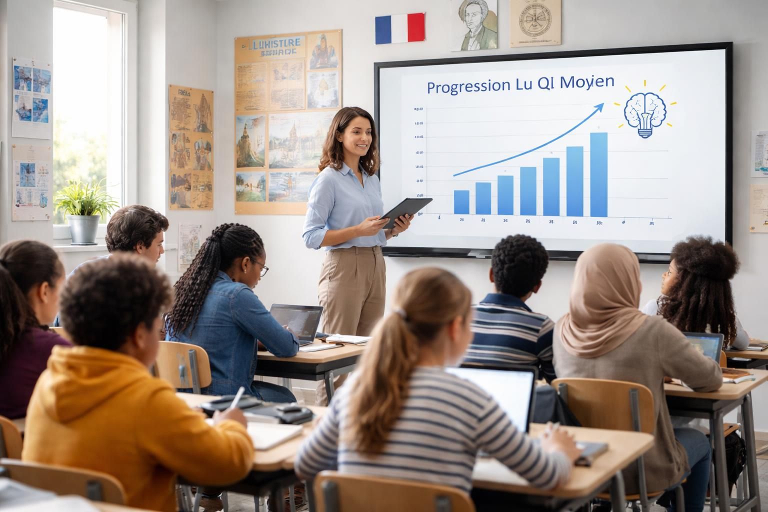 découvrez comment le qi moyen des français reflète les changements et les évolutions de l'éducation nationale au fil du temps.