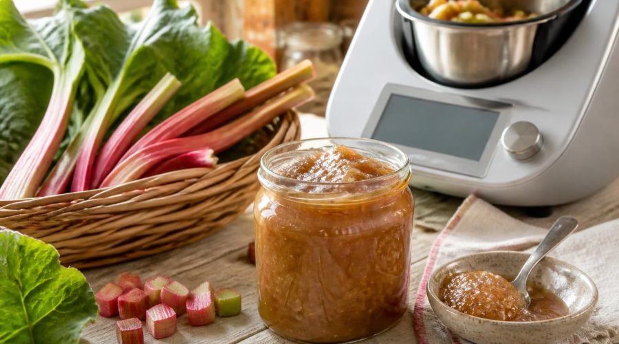 découvrez la recette facile et rapide de la confiture de rhubarbe au thermomix, un délice fruité parfait à déguster toute l'année sur vos tartines ou desserts.